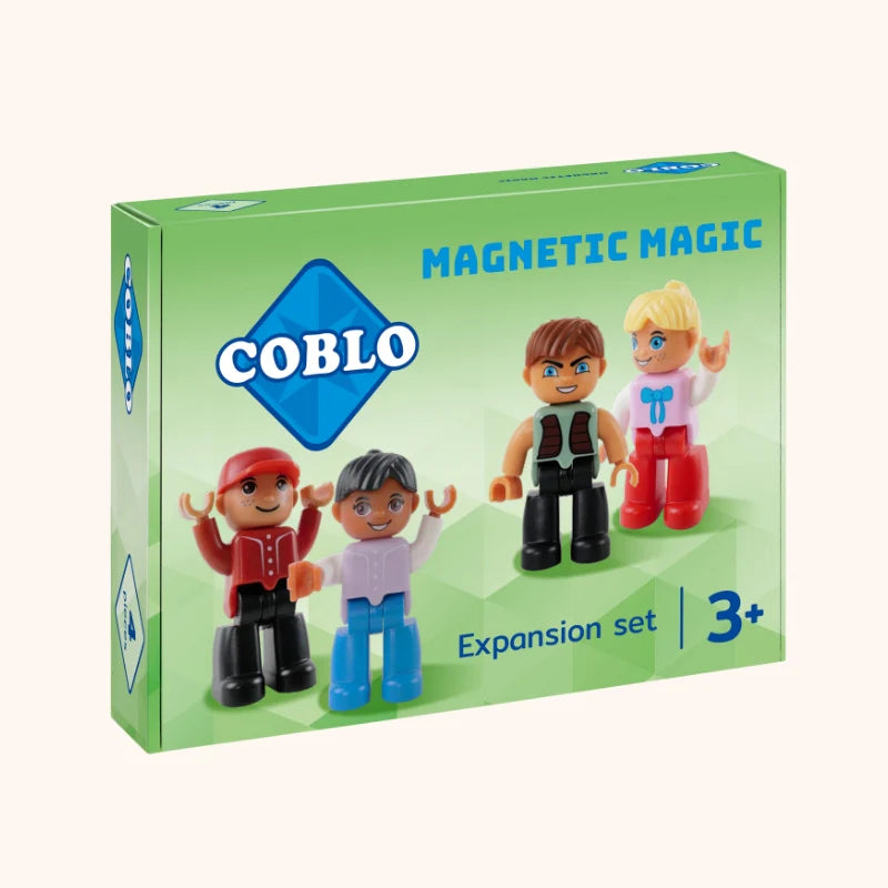 Multilingual Stapelstein Toy Language Learning Sets for ToddlersCoblo expansion set poppetjes