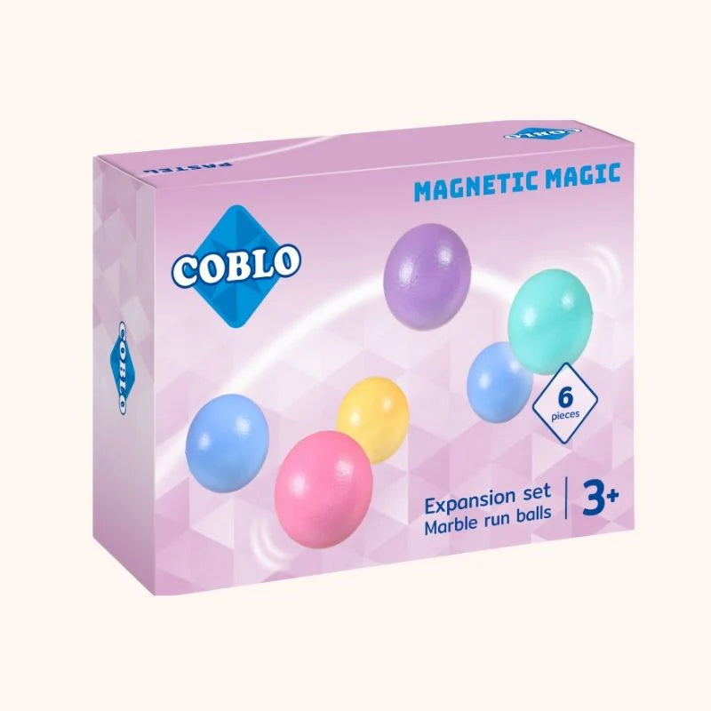 Environmentally - Friendly Stapelstein Toy Recycled Plastic TrucksCoblo knikkerbaan ballen pastel