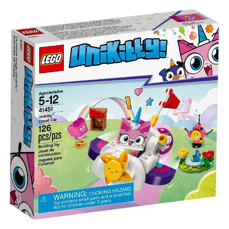 Sustainable Small - Scale Wooden Building Blocks for Pocket - Sized CreativityLEGO UNIKITTY! 41451 Unikitty™ Cloud Car