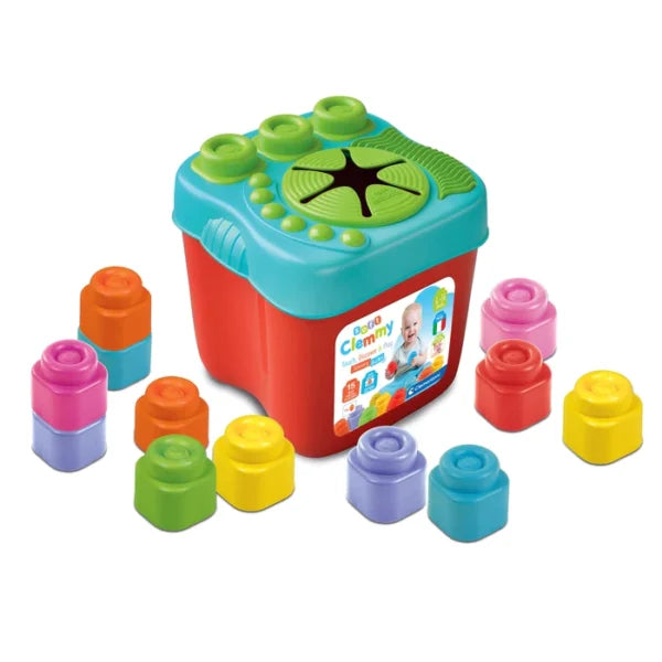 Sustainable Solid Wood Building Blocks with a Musical Instrument DesignClementoni Clemmy Blocks Touch And Play With Sensory Bucket