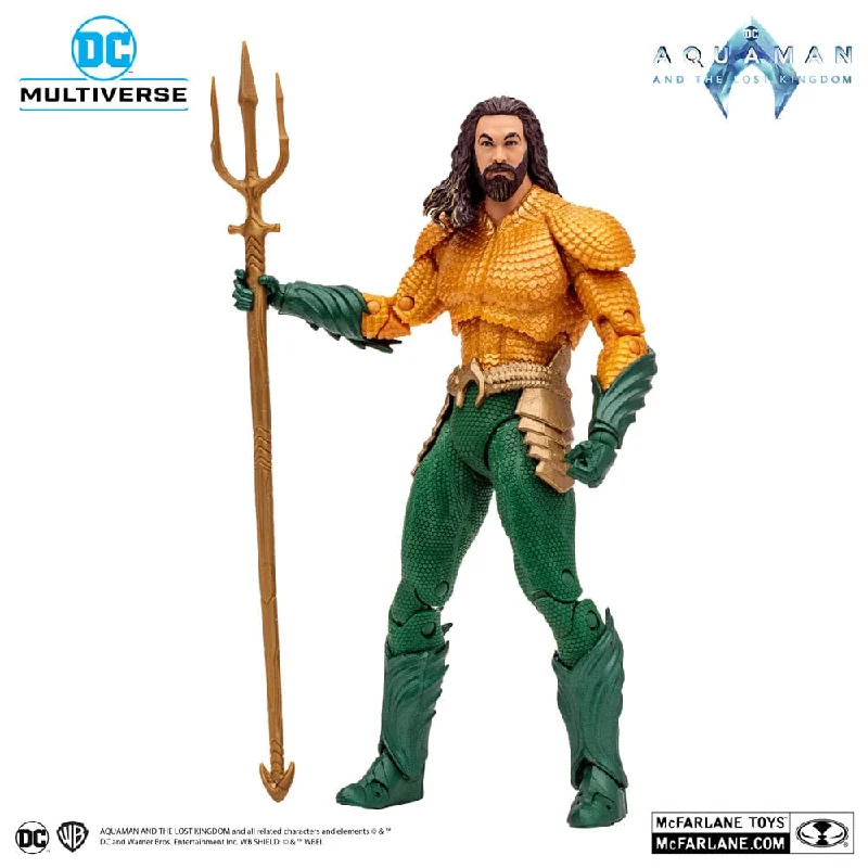 The Lord of the Rings Aragorn Action Figure with Andúril Sword and Gondorian ArmorThe Lord of the Rings Aragorn Action Figure with Andúril Sword and Gondorian ArmorAquaman and the Lost Kingdom DC Multiverse Action Figure Aquaman 18 cm