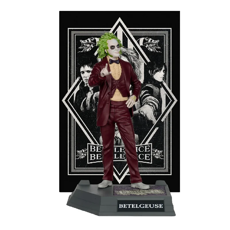 Barbie Fashionista Action Figure with Trendy Streetwear and AccessoriesBarbie Fashionista Action Figure with Trendy Streetwear and AccessoriesBeetlejuice Beetlejuice (Movie Maniacs: Beetlejuice, Beetlejuice) 6" Posed Figure - McFarlane Toys