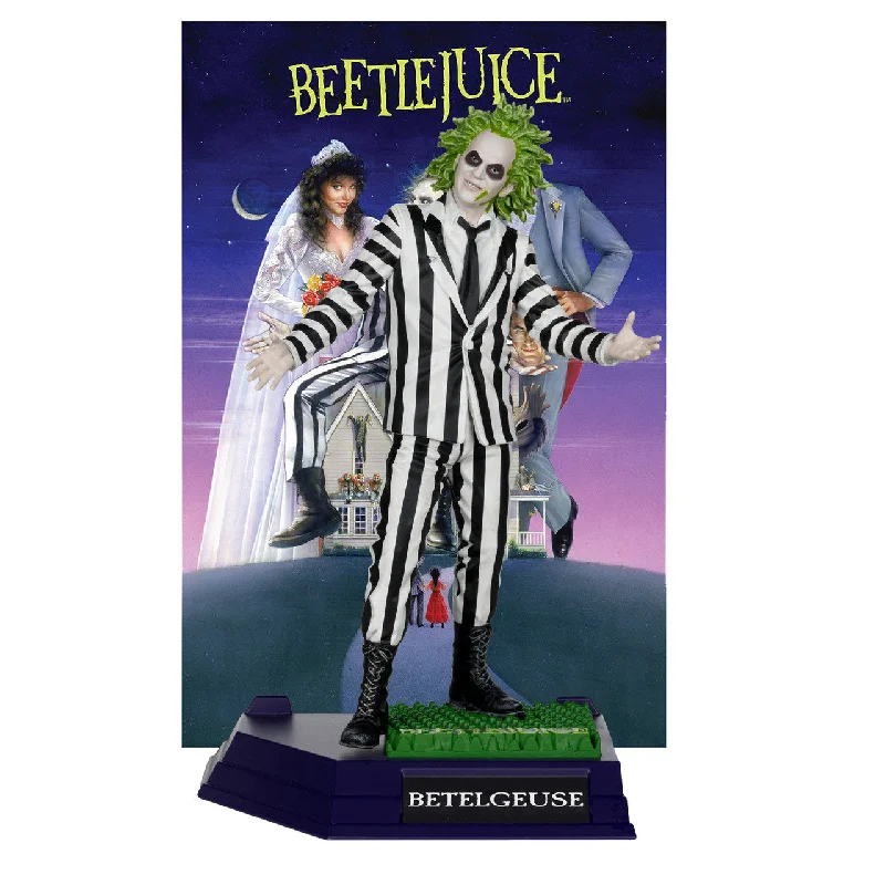 Beetlejuice (Movie Maniacs: Beetlejuice) 6" Posed Figure - McFarlane Toys