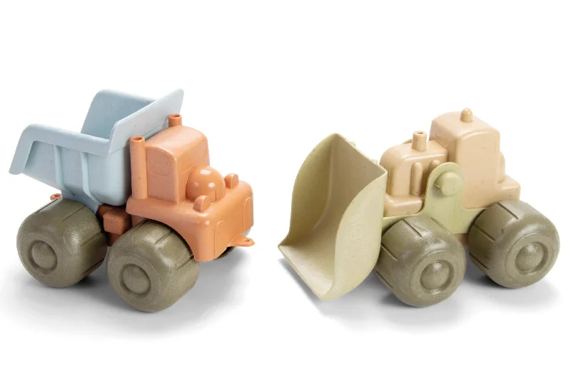 Battery - Powered Miniature Train for Indoor Home Layouts with Sound EffectsCreative Toy Co BIOplastic Construction Vehicle Set