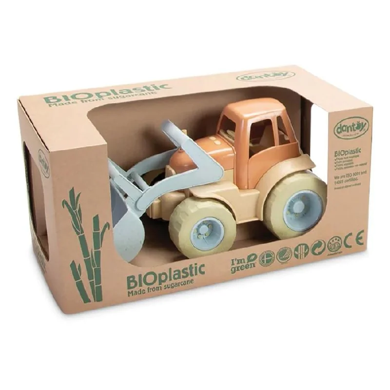 Kids' Plastic Pedal - Powered Tricycle with a Storage Basket and Safety FeaturesDantoy - BIOPlastic Tractor