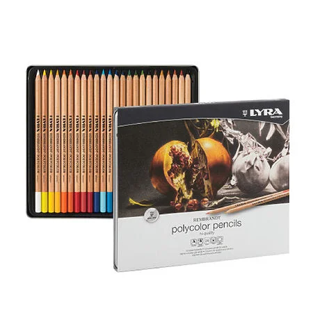 High - Quality Wooden Paintbrushes Set for Professional Artists' Oil PaintingLyra Rembrandt Polycolor Colour Pencil Sets (Choose Your Size)