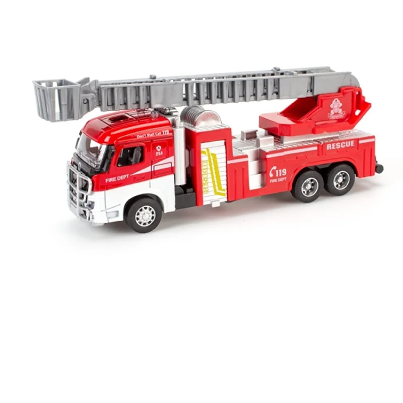 Battery - Operated Ride - On Tractor for Toddlers with Farmer - Themed AccessoriesMagni Fire Trucks With Pull Back Light And Sound Kran