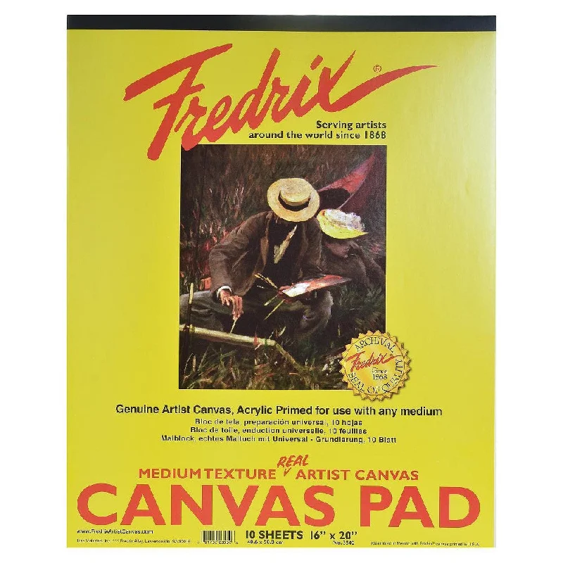 Hand - Carved Wooden Stencils for Intricate Patterns in Handicraft ProjectsPad - Fredrix Canvas 16x20