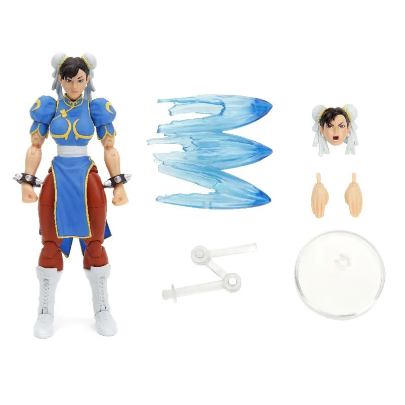 Hello Kitty Action Figure with Bow - Adorned Outfit and Miniature Sanrio ItemsHello Kitty Action Figure with Bow - Adorned Outfit and Miniature Sanrio ItemsStreet Fighter II 6 Inch Action Figure | Chun Li