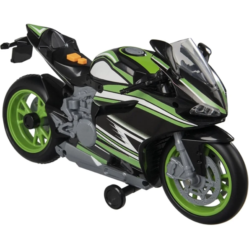 Remote - Controlled High - Speed Off - Road Buggy with All - Terrain Tires and SuspensionTeamsterz Street Starz Wheelie Bike Green