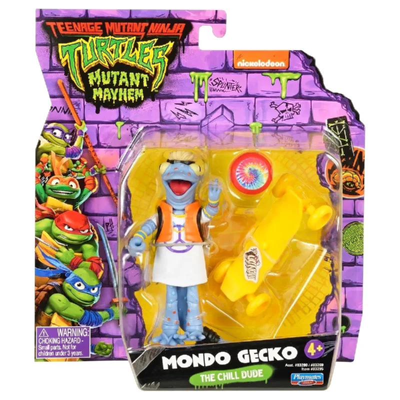 Minecraft Steve Action Figure with Crafting Table and PickaxeMinecraft Steve Action Figure with Crafting Table and PickaxeTeenage Mutant Teenage Turtles: Mutant Mayhem Mondo Gecko Figure