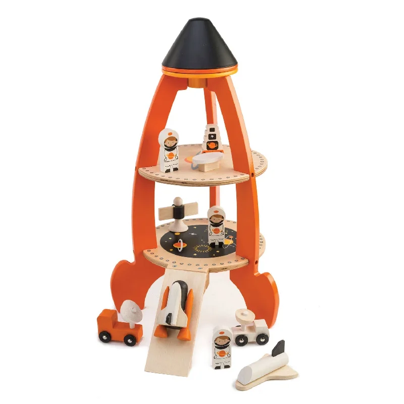 Heirloom - Quality Wooden Dollhouse with Multiple Floors and Furniture AccessoriesHeirloom - Quality Wooden Dollhouse with Multiple Floors and Furniture AccessoriesCosmic Wooden Rocket Play Set