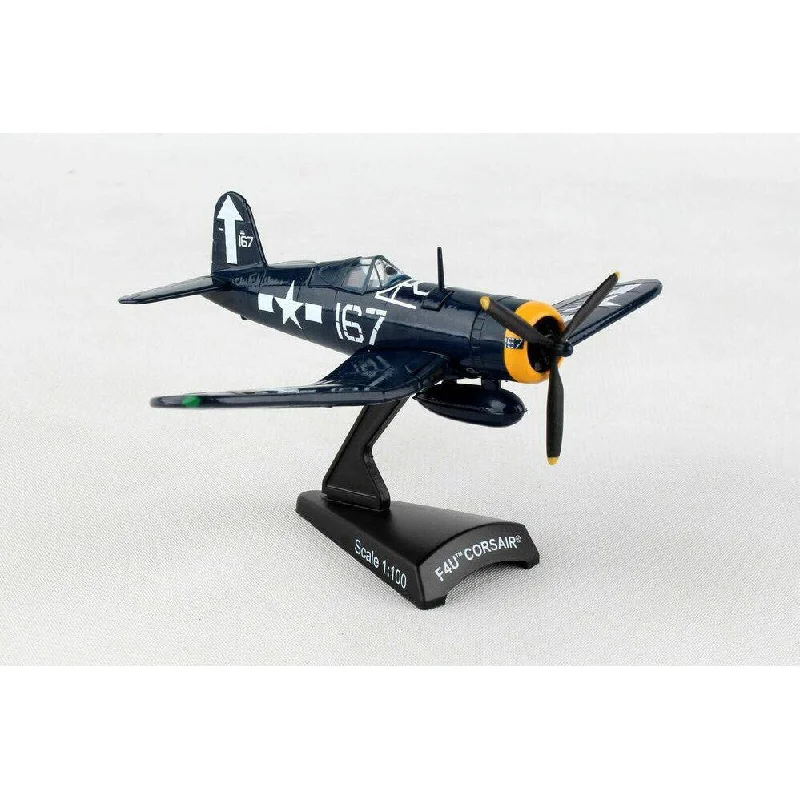 High - Grade Solid Wood Military Vehicle Models Toys for War History Buffs1/100 F4U Corsair  167 USN