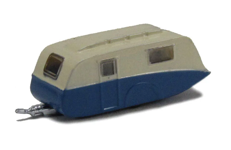 Eco - Conscious Solid Wood Circus Tent Models Toys for Entertaining Play1/148 Blue/Cream Caravan