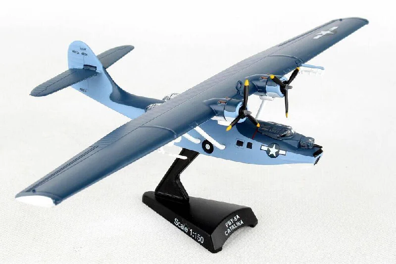 Natural Finish Solid Wood Musical Instrument Models Toys for Music Lovers1/150 PBY5A Catalina US Navy Bureau Number 48294