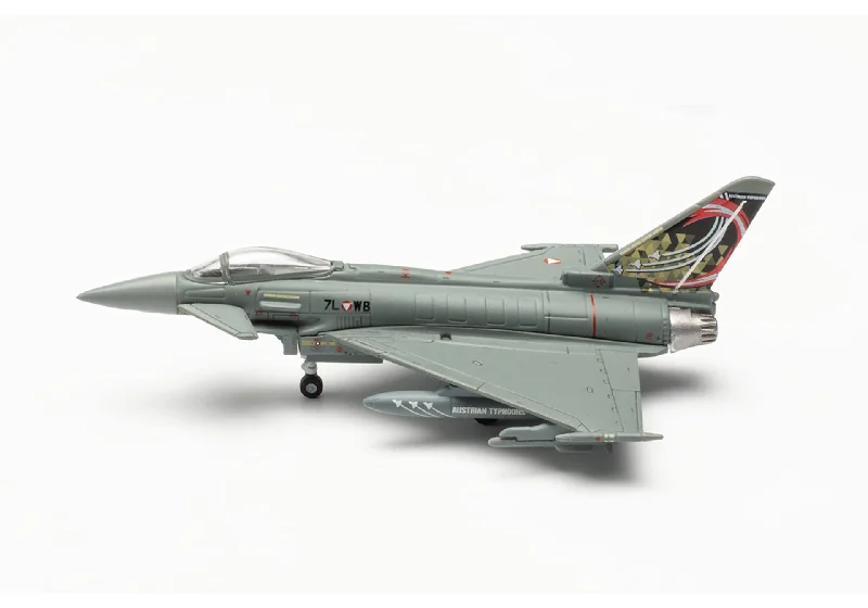 DIY Solid Wood Airplane Models Toys for Aviation Hobbyists1/200 Austrian Air Force Eurofighter Typhoon Surveillance Squadron Zeltweg Air Base 7LWB