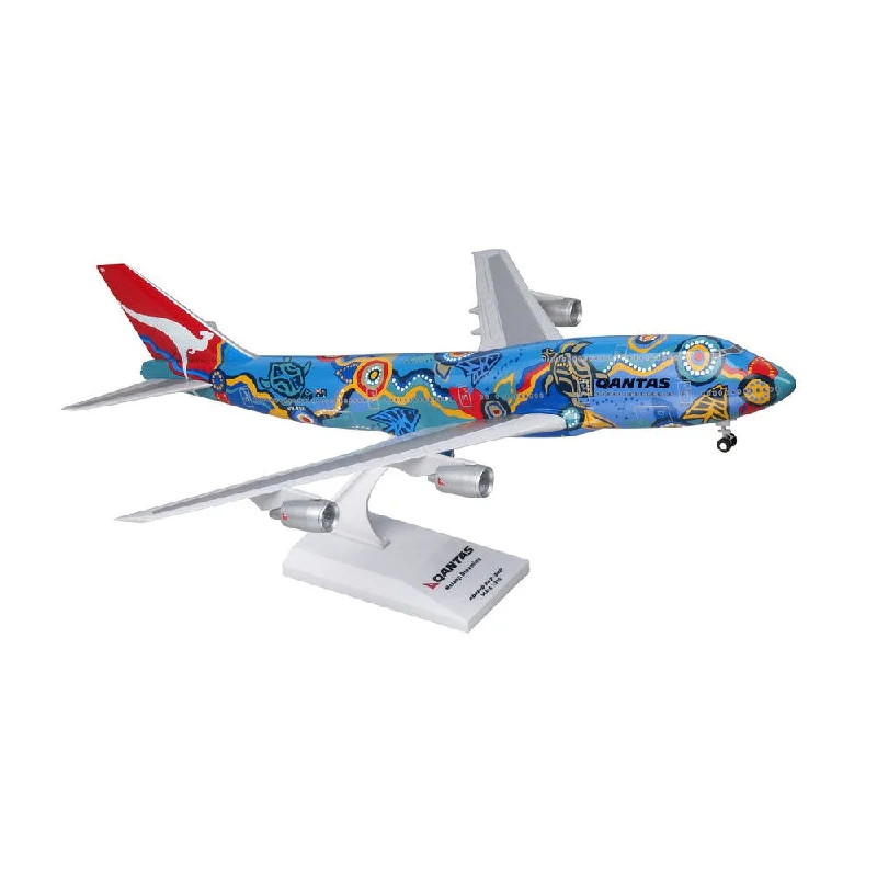 Hand - Sanded Solid Wood Fantasy Creature Models Toys for Imaginative Play1/200 QANTAS B747300 Nalanji Dreaming