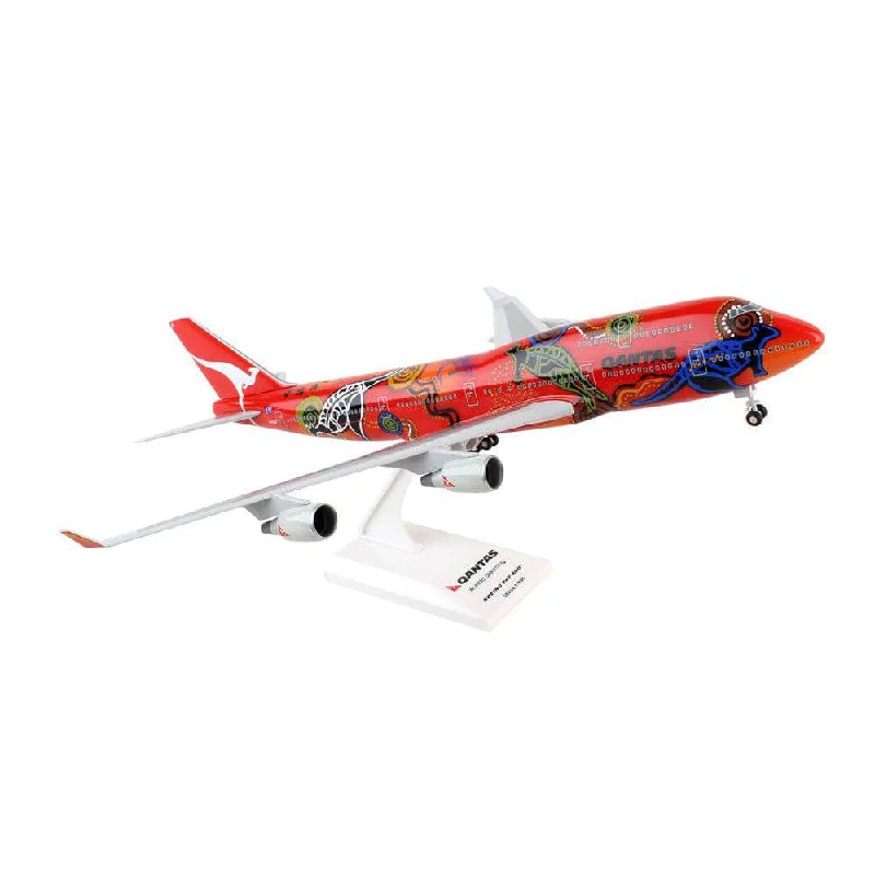 DIY Solid Wood Airplane Models Toys for Aviation Hobbyists1/200 QANTAS B747400 Wunala Dreaming