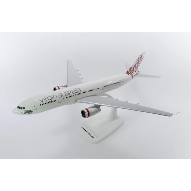 High - Quality Solid Wood Car Models Toys for Car Enthusiast Toddlers1/200 Virgin Australia A330200