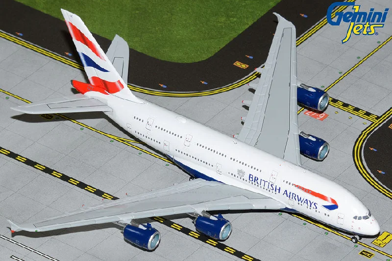 Solid Wood Dollhouse Models Toys with Detailed Interiors for Young Girls1/400 British Airways A380 GXLEL