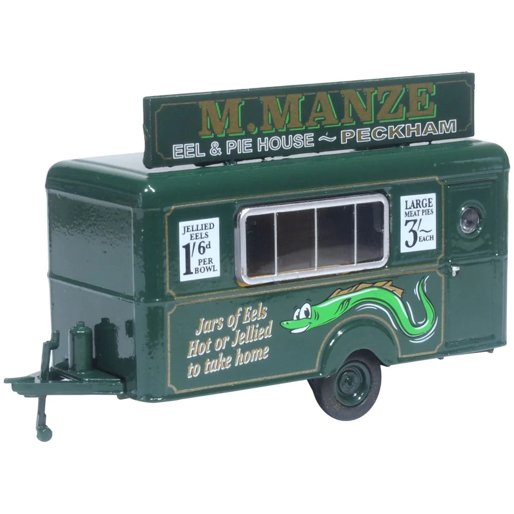 Solid Wood Victorian Mansion Models Toys for Dollhouse Collectors1/87 Mobile Trailer M Manze Jellied Eels