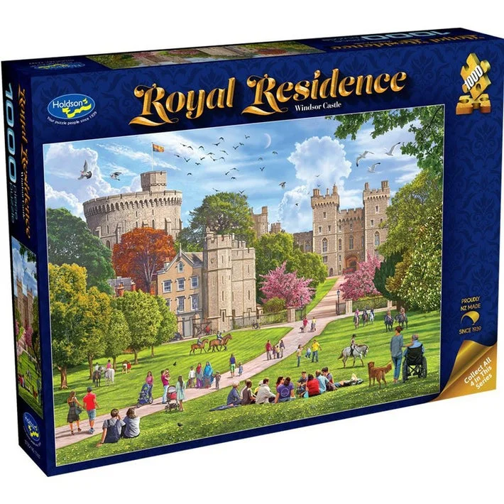 Eco - Friendly Wooden Educational Toys with a Gardening and Plant - Growing Kit1000 Piece Puzzle Windor Castle