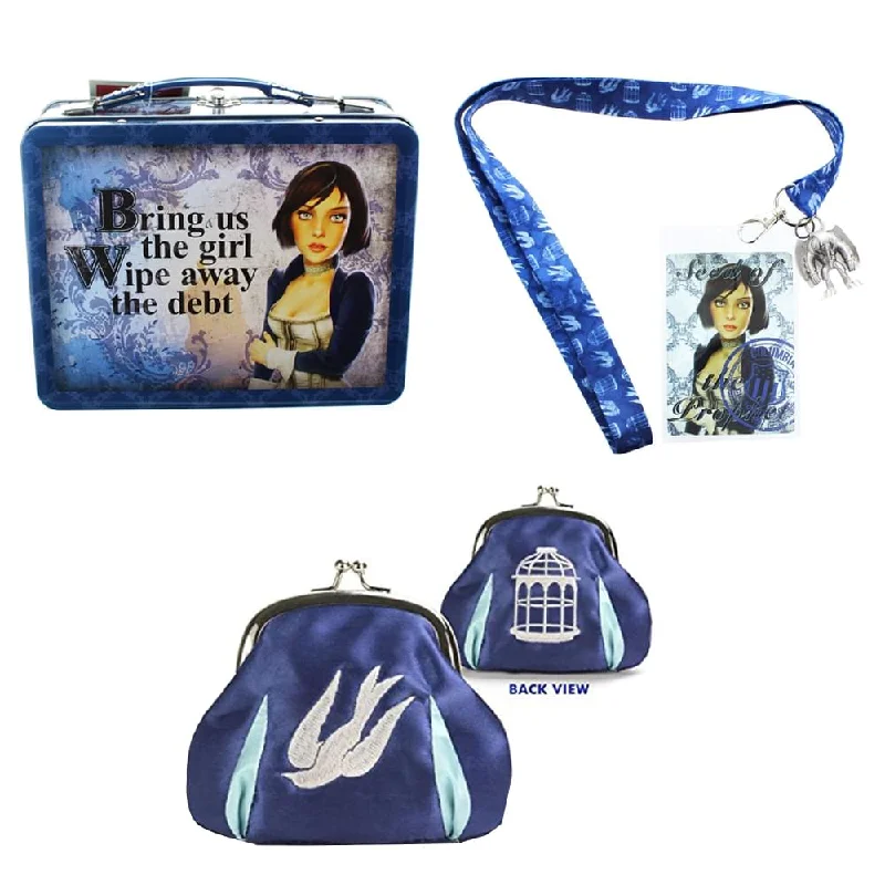 Video Games Toy Action Figures Inspired by the Popular Open - World RPG "The Witcher"Bioshock Elizabeth Gift Set: Coin Purse, Lunch Box, & Lanyard