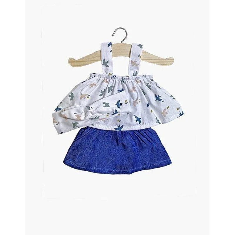 Dolls with a Temperature - Sensing Feature and Seasonal AccessoriesMiniKane gordis mila outfit denim skirt and headband