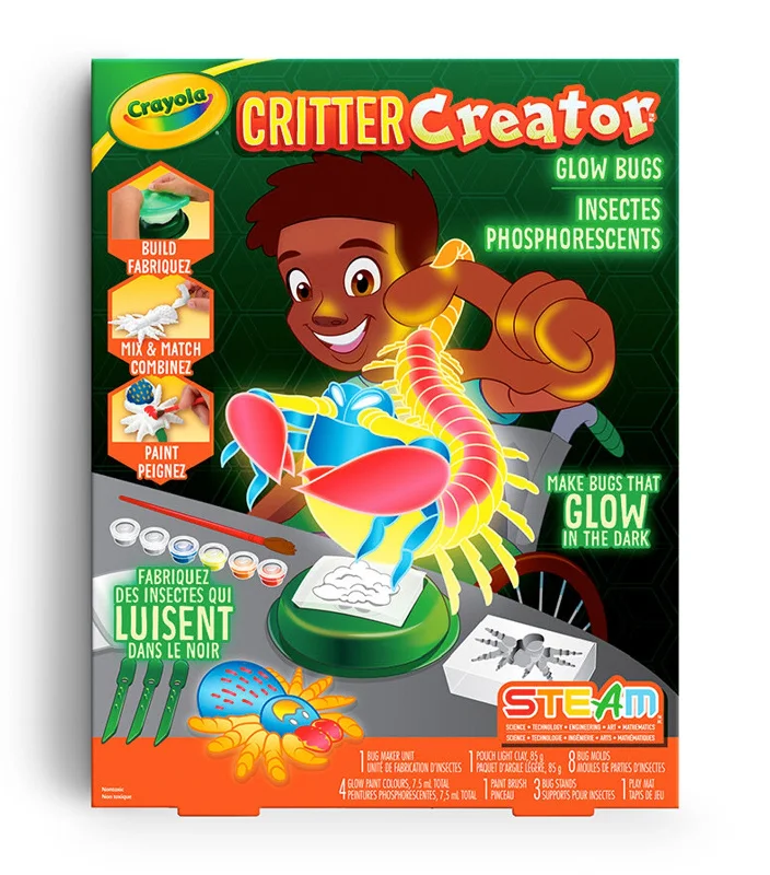 Large - Scale Solid Wood Educational Toys for Group Learning and CollaborationGlow-in-the-Dark Critter Creator - Glow Bugs