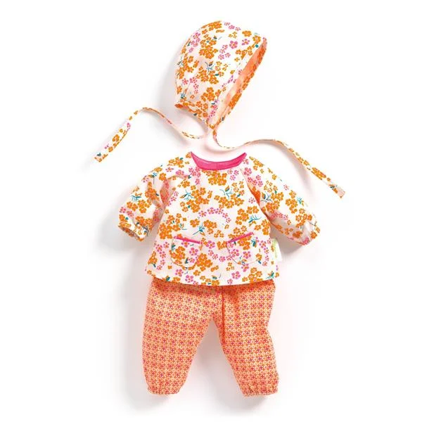 Dolls with a Weighted Body for a Soothing Effect and Comfort - Oriented AccessoriesDjeco Pomea petit pan Hanako clothing