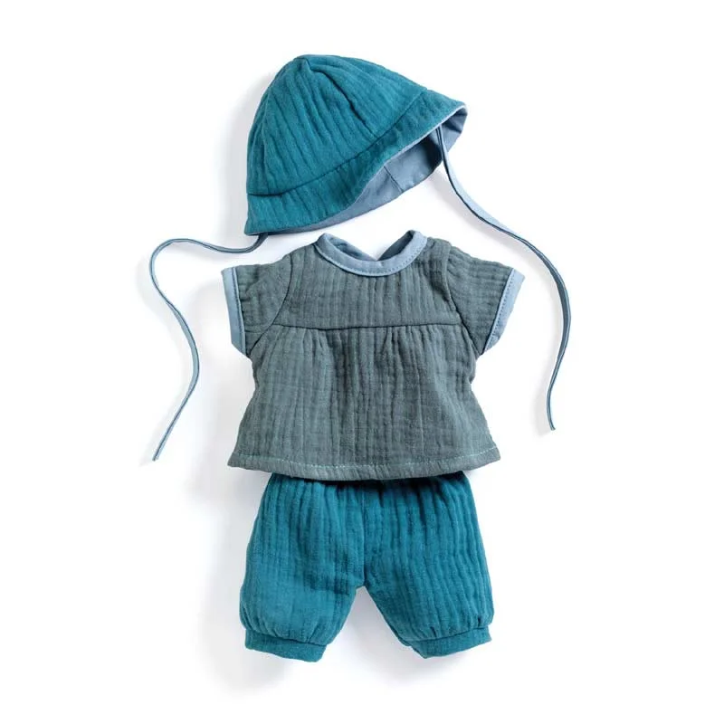 Dolls with a Temperature - Sensing Feature and Seasonal AccessoriesDjeco Pomea summer clothing set