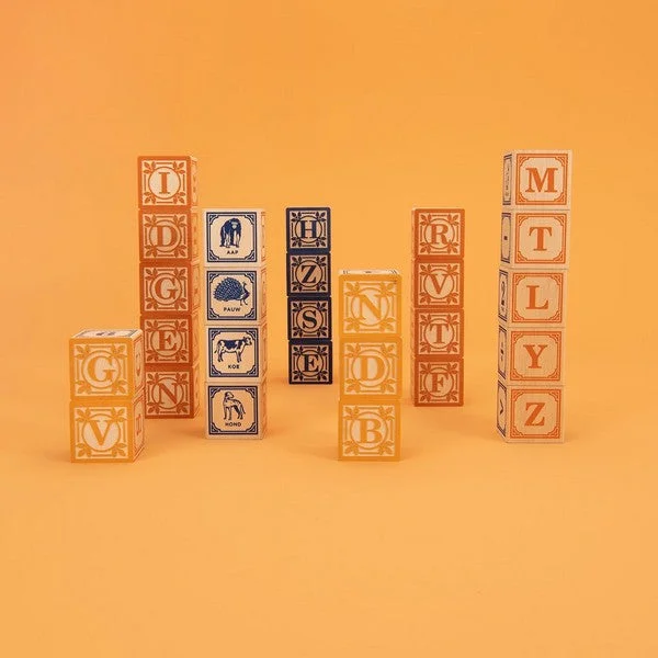 Solid Wood Educational Toys with a Math - Problem - Solving ChallengeUncle Goose Wooden Blocks | Dutch