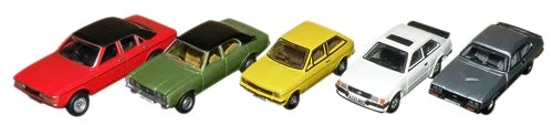 1:18 Scale Die - Cast Model of a 1969 Chevrolet Camaro SS with Opening Doors and HoodOxford Diecast 5 Piece Ford Set