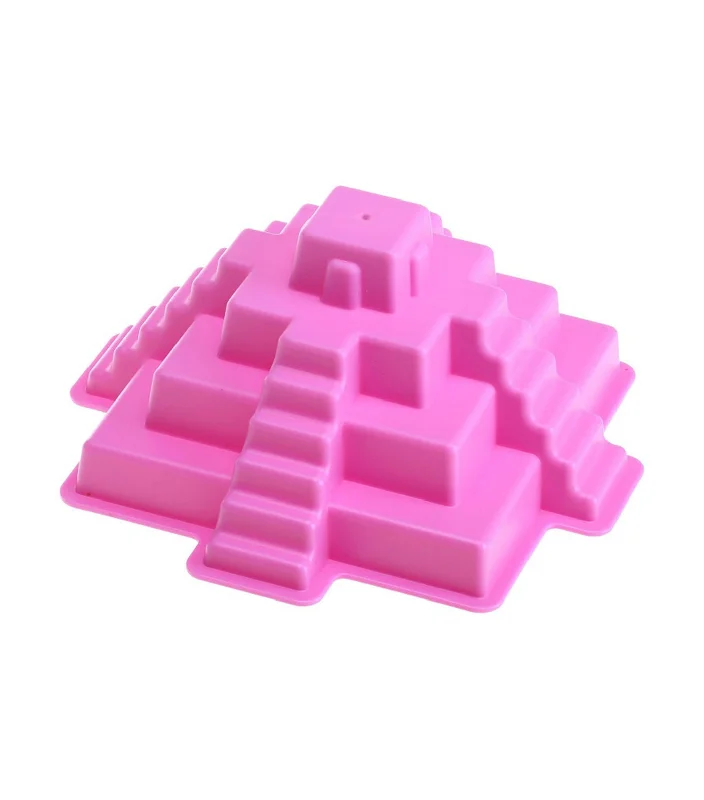 Hand - Made Wooden Educational Toys with a Space - Exploration SimulationMayan Pyramid - Pink