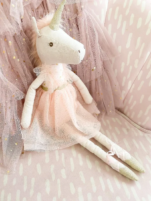 Dolls with a Solar - Powered Feature and Outdoor - Adventure AccessoriesJolie Unicorn Ballerina Doll