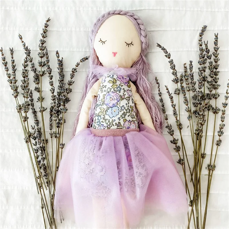 Dolls Made from Sustainable Materials with Environment - Friendly AccessoriesLavender Scented Doll