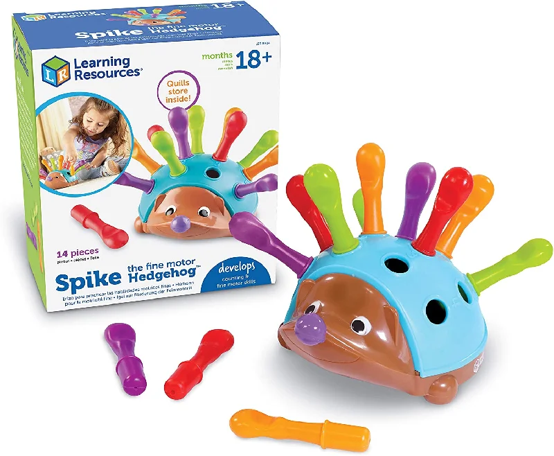 Sustainable Wooden Educational Toys with a Storytelling and Role - Playing SetLearning Resources Spike The Fine Motor Hedgehog, Sensory, Fine Motor Skills