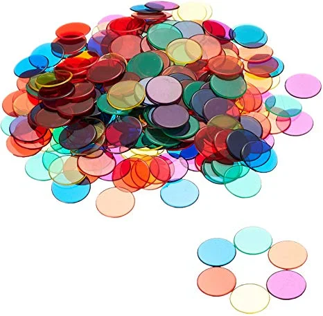 Hand - Made Wooden Educational Toys with a Space - Exploration SimulationLearning resources Transparent color counting chips/ counters - set of 200 / 244 pieces