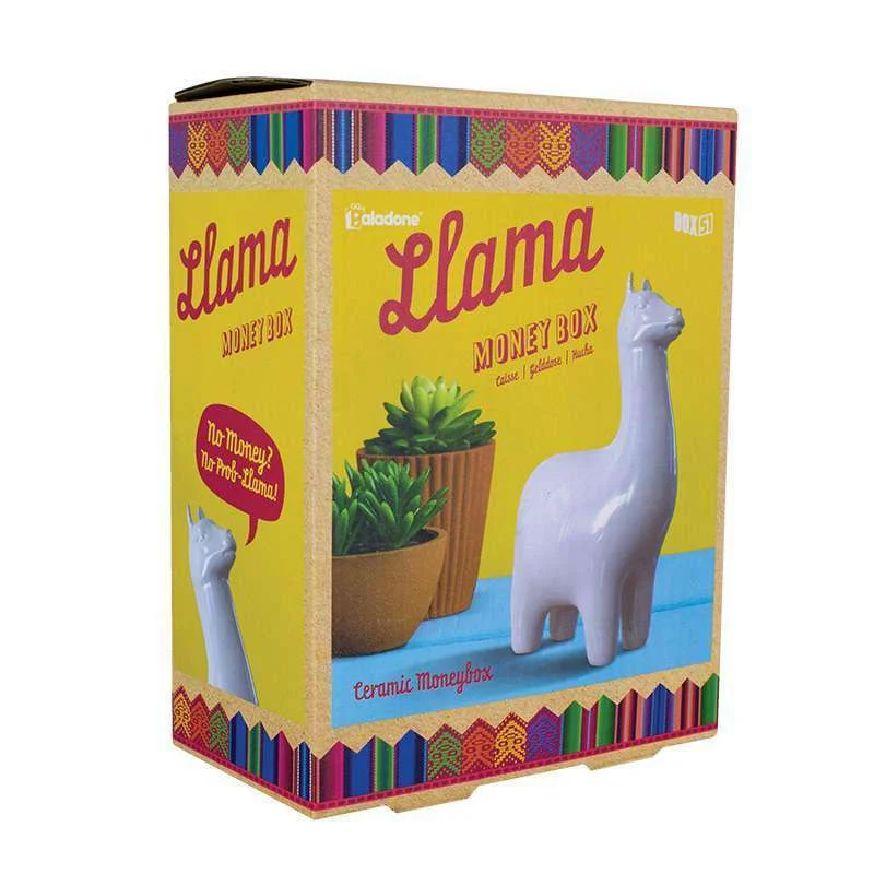 High - Quality Solid Wood Educational Toys for Developing Fine Motor Skills in KidsLlama Money Box