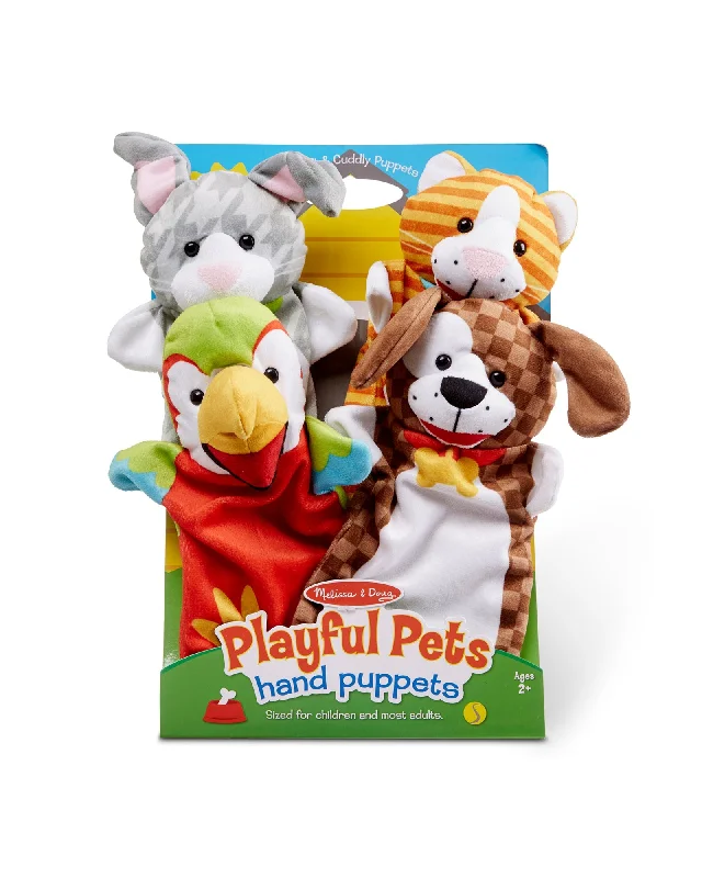 Collector - Grade Porcelain Dolls with Hand - Painted Facial Features and Custom - Made AccessoriesMelissa and Doug Hand Puppets Playful Pets