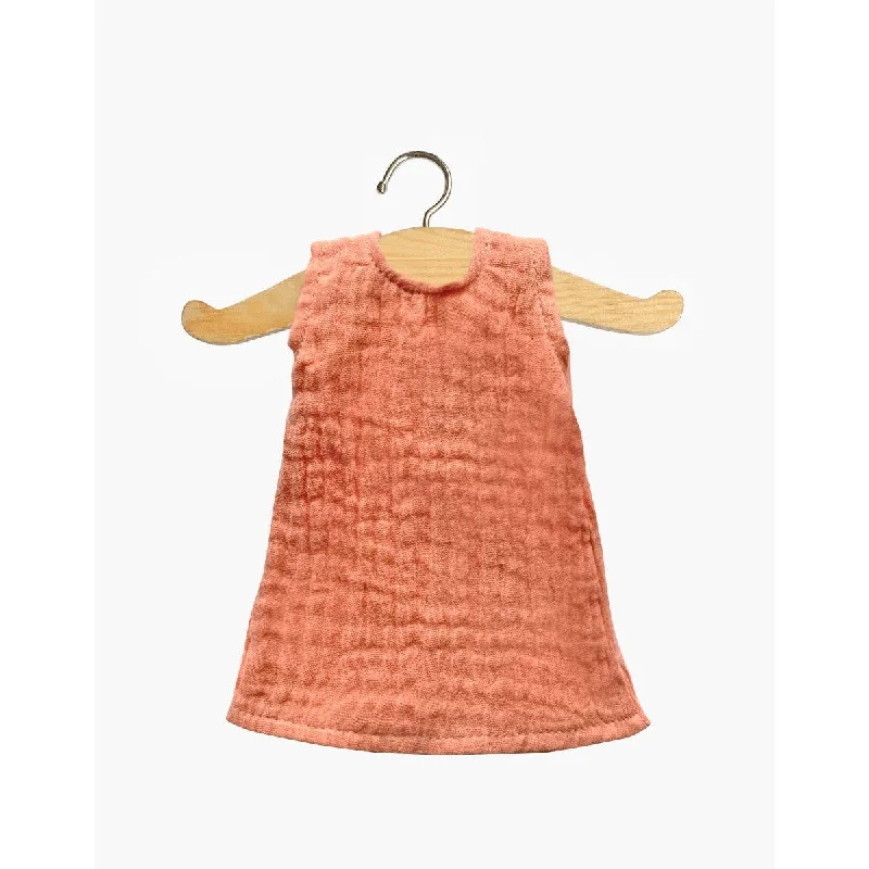 Dolls with a Braille - Embossed Nameplate and Sensory - Friendly AccessoriesMinikane amigas iva dress in papaya