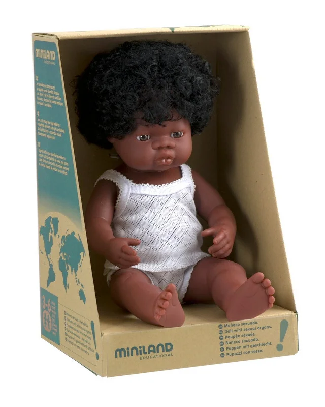 Dolls for Art Enthusiasts with a Painting Set and Art - Inspired AccessoriesMiniland African Doll