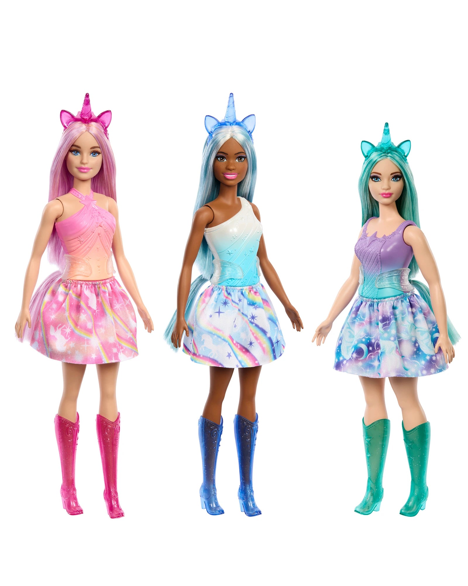 Dolls with a Voice - Recording Function and a Set of Microphone AccessoriesBarbie New Core Unicorns New - Assorted