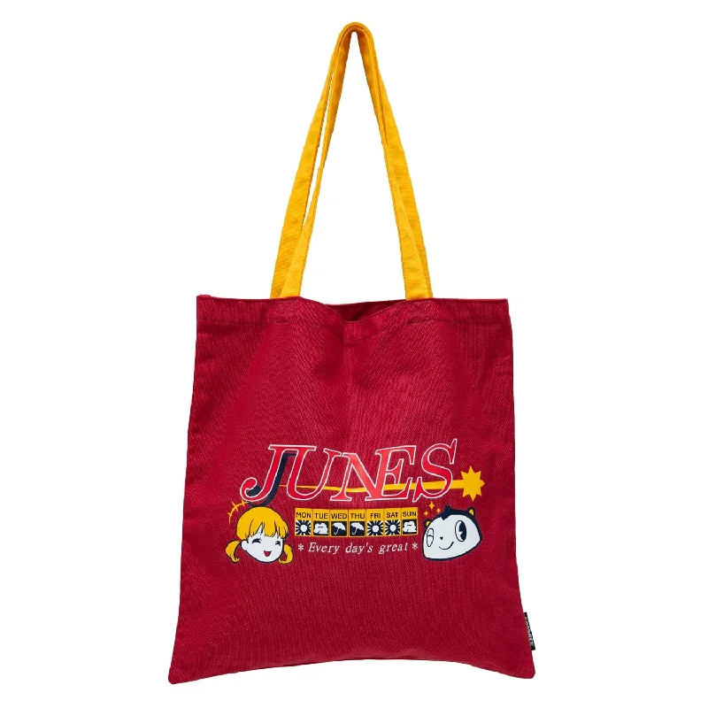 Video Games Toy Pop - Vinyl Figures from the Dark Souls Fantasy SeriesPersona 4 - Junes Tote Bag