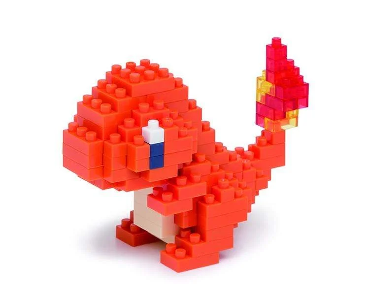 Video Games Toy Trading Card Collections from the Popular Pokémon TCGPokemon Nanoblocks: Charmander