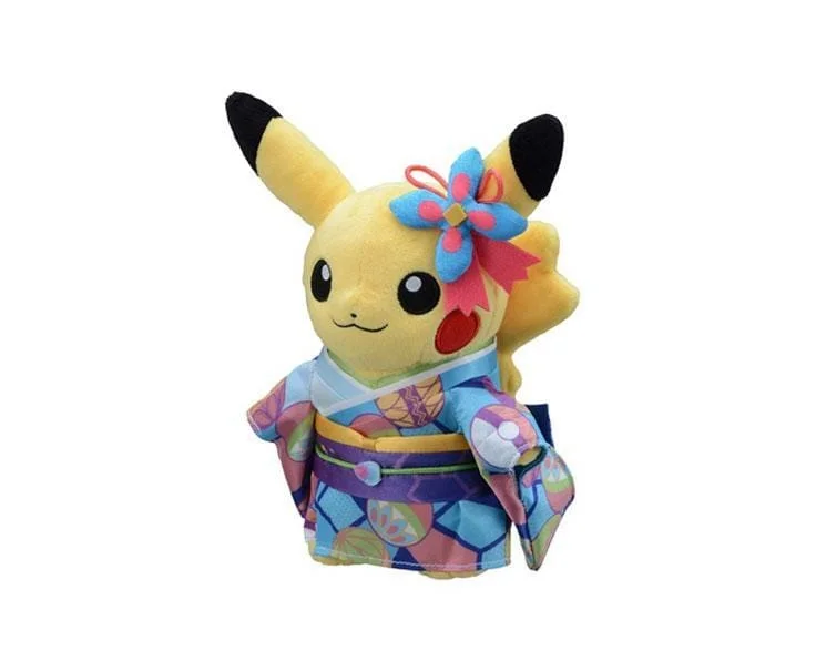 Video Games Toy Trading Card Collections from the Popular Pokémon TCGPokemon Plushie: Kimono Pikachu