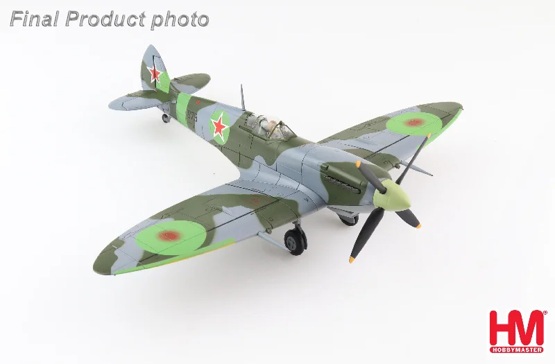 Hand - Assembled Solid Wood Spacecraft Models Toys for Space - Obsessed TeensSpitfire Mk.IX Russian Spitfire PT879 England 2020