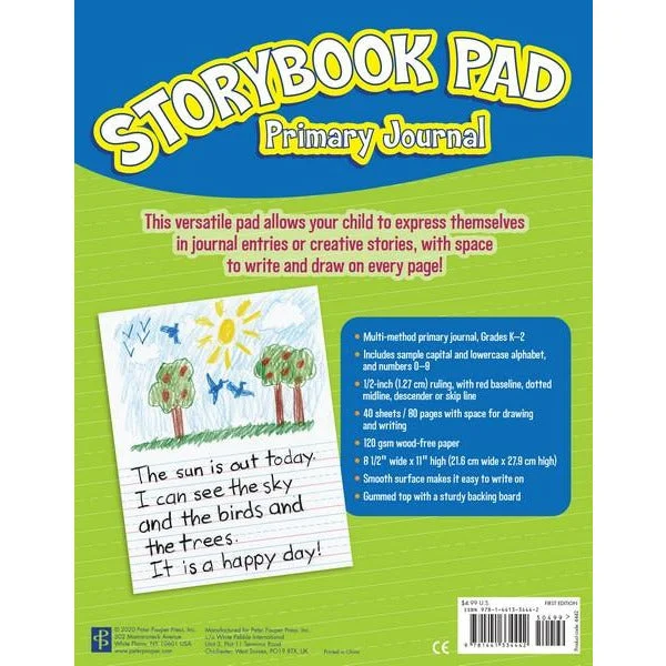 Hand - Sanded Wooden Educational Toys for Safe Exploration by PreschoolersStorybook Pad