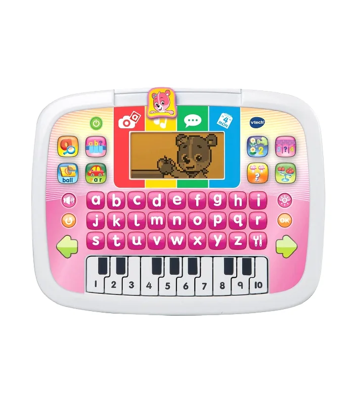 Hand - Painted Wooden Educational Toys in a Historical and Cultural ThemeMy First Tablet - Pink