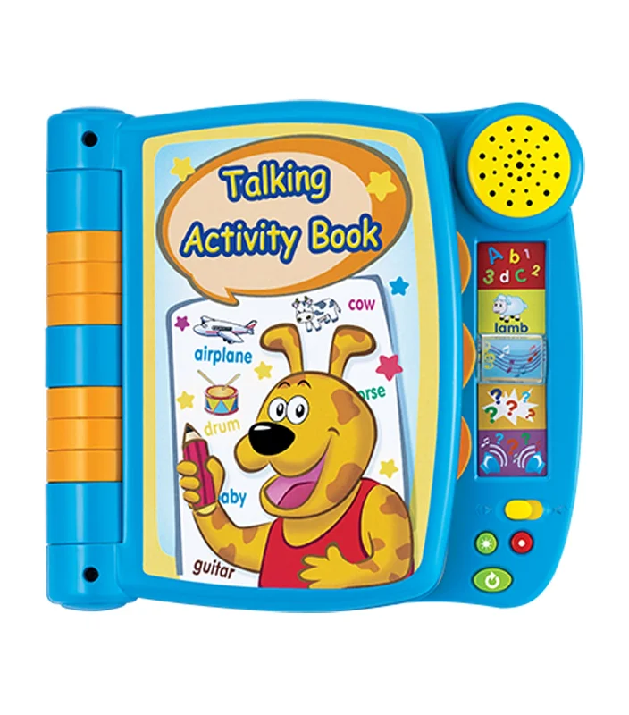 Hand - Sanded Wooden Educational Toys for Safe Exploration by PreschoolersTalking Activity Book